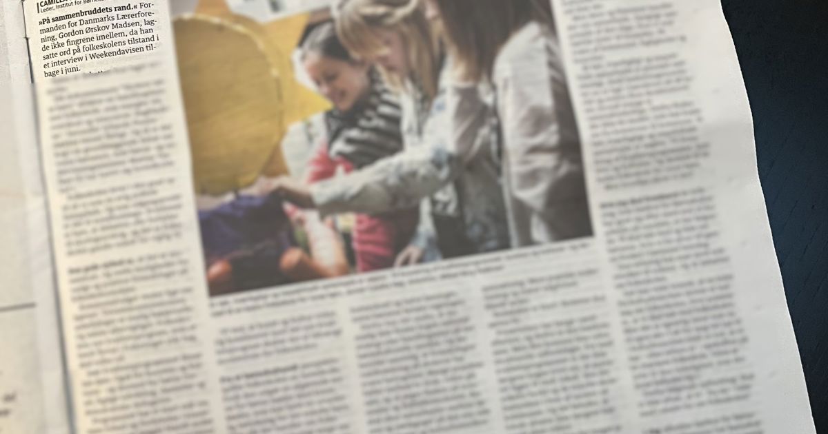 Institut for Børnekultur - Kronik: Folkeskolens momentum